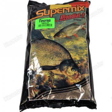 Прикормка Mondial-F Supermix Roach Black 1 кг (Плотва, черная)